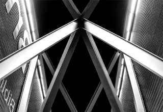 Poutres métallique de la BNF