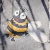 A bee on the street