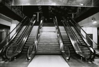 Moving stairs of Gare de lyon railway station