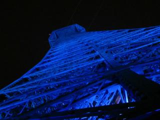 Eiffel tower from the ground