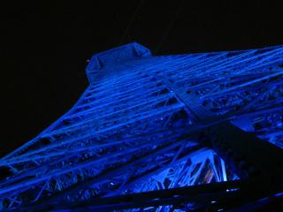 La Tour Eiffel en contre plongée