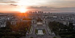 Paris from the eiffel tower.