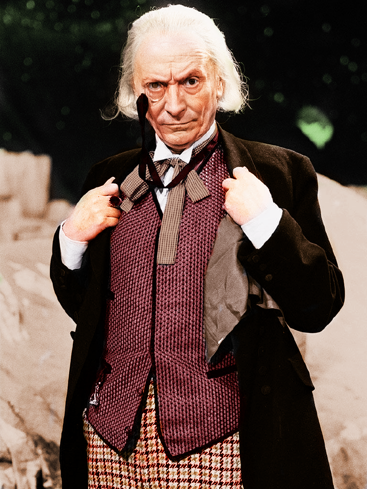 Moi (représenté par William Hartnell) regardant les résultats avec étonnement