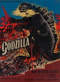 Poster de Godzilla en français