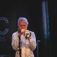 Erik Truffaz playting trumpet